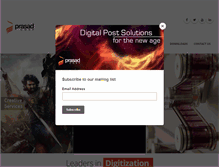 Tablet Screenshot of prasadcorp.com